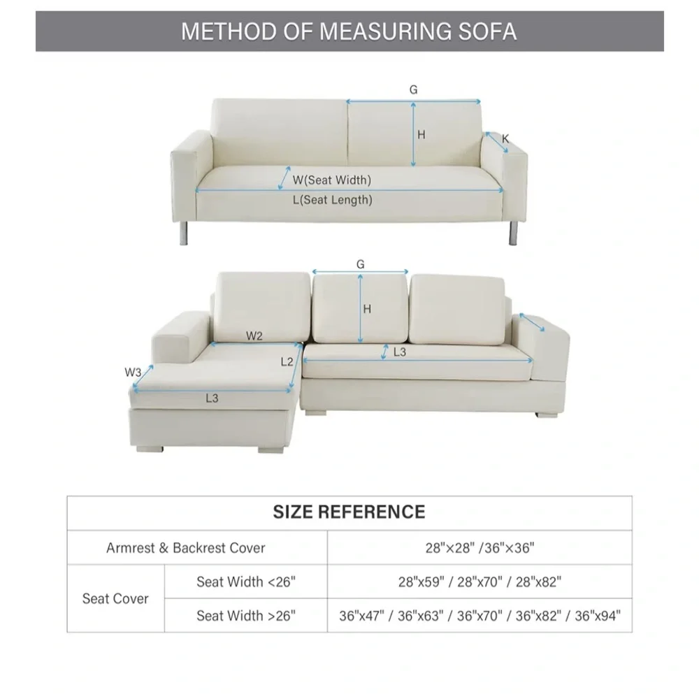NWT Elegant Gray Sofa Cover